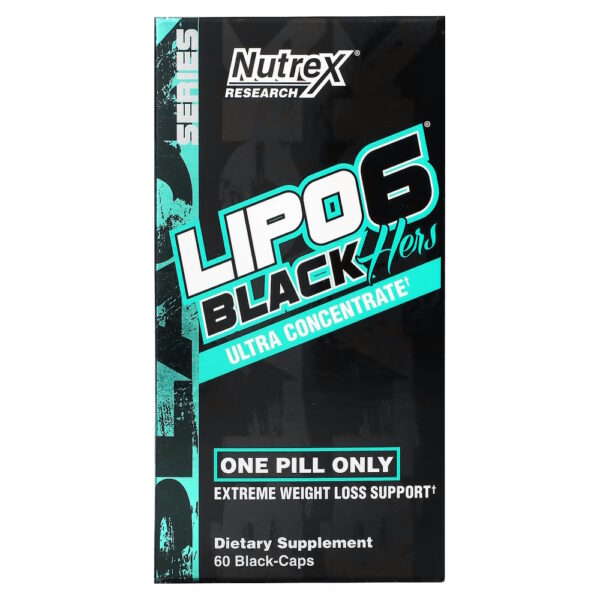 NUTREX LIPO 6 BLACK HERS ULTRA CONCENTRATE 60 CAPS