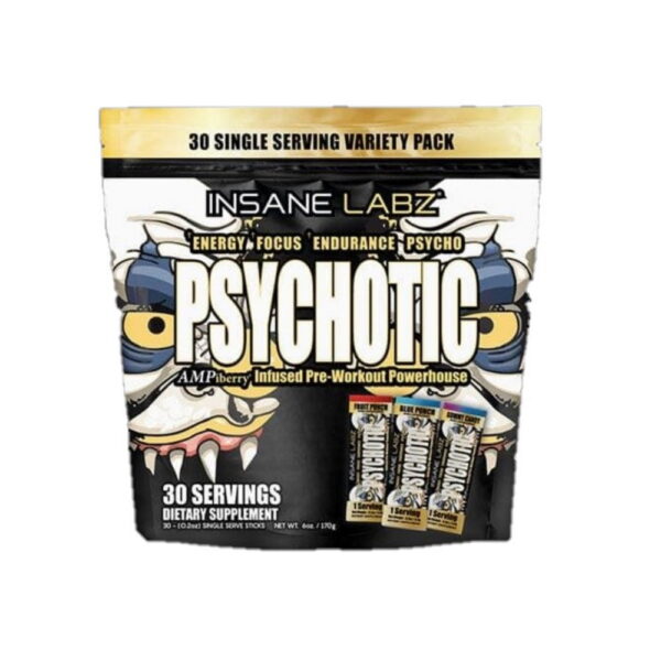 INSANE LABZ PSYCHOTIC GOLD 30 SERV VARIETY PACK